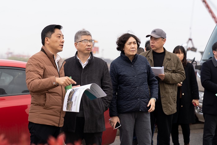 省厅组织对新北区2020年度沿江地区国土空间生态整治试点项目验收